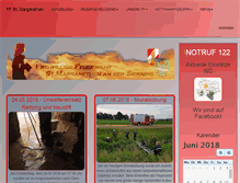 Tablet Screenshot of feuerwehr.sankt-margarethen.at